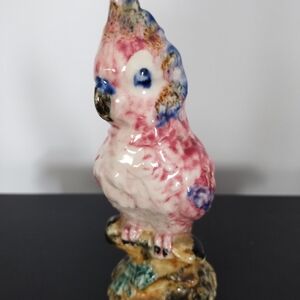 STANGL Multicolor Ceramic Bird Figurine